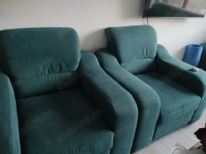 Vând set cu canapea și 2 fotolii in stare buna