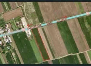 OPORTUNITATE! Teren 8.084 mp DN72 35m deschidere ideal dezvoltare