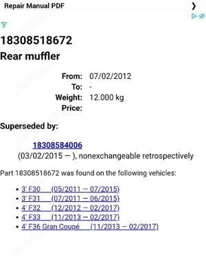 evacuare bmw f30 - imagine 5