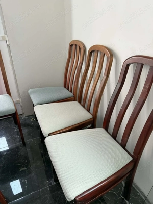 Masa rotunda din lemn  - imagine 2