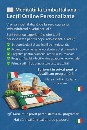 Meditatii italiana