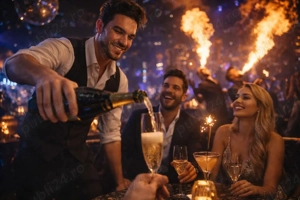 Ospatar show men- night life bucuresti