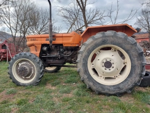 Tractor Fiat 640 DT DTC pompa injecție BOSCH vopsea originală anvelope radiale