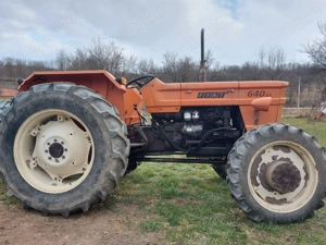 Tractor Fiat 640 DT DTC pompa injecție BOSCH vopsea originală anvelope radiale - imagine 2