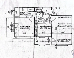 Vand apartament 2 camere Banu Maracine