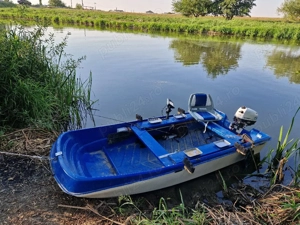 Vand barca cu motor Yamaha 5cp