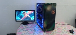 PC i5 7500 3,8 8gb DD4 RX 580 8GB 256bit  ssd+hard calculator unitate gaming