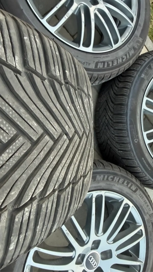 Jante 17 5x112 Audi A4 A5 A6 anvelope 225 50 17 Touran Sharan - imagine 2