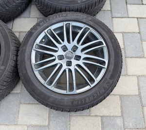 Jante 17 5x112 Audi A4 A5 A6 anvelope 225 50 17 Touran Sharan - imagine 6