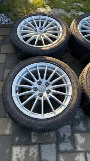 Roti vara Audi A3 A4 A5 A6 jante 17 5x112 anvelope noi 235 45 17 - imagine 4