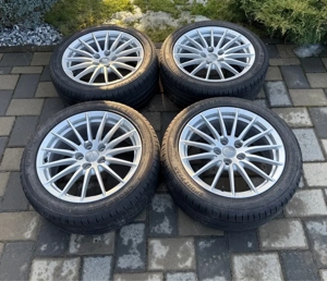 Roti vara Audi A3 A4 A5 A6 jante 17 5x112 anvelope noi 235 45 17 - imagine 2