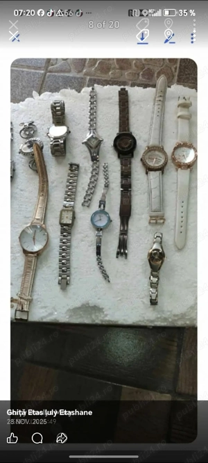ceasuri de dama și bărbați 50 de lei bucata  - imagine 4