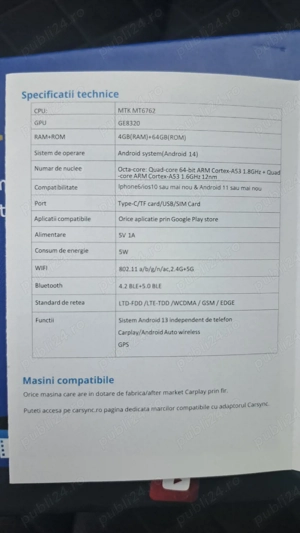 Carsync box Android - imagine 2