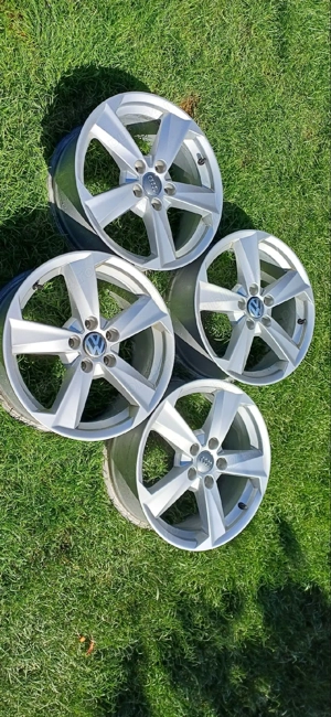 Jante aliaj R17 5x112 Originale Vw.Audi.Skoda.Seat  - imagine 3