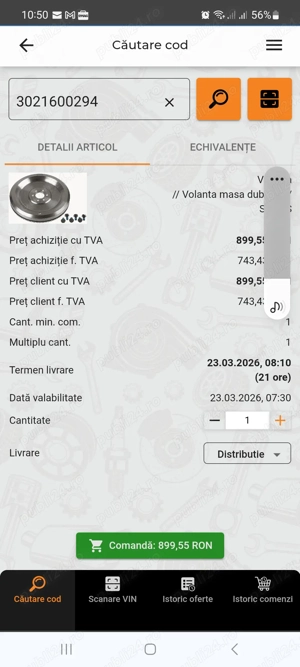 Volanta (3021600294 SACHS) SEAT,SKODA,VW - imagine 2