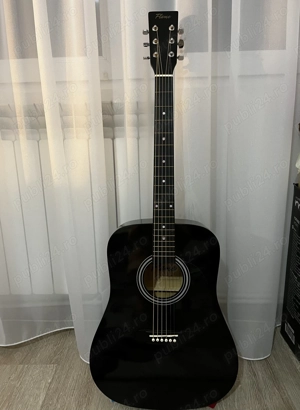 Chitara acustica Flame + Capodastru 