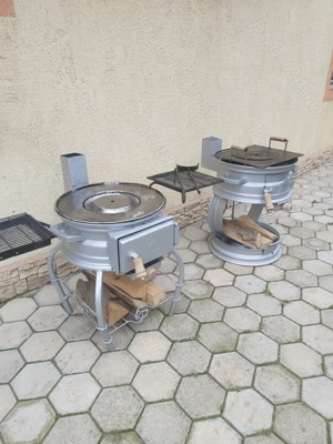 Sobă  Tip  "Rocket Stove" din Jante pentru camping