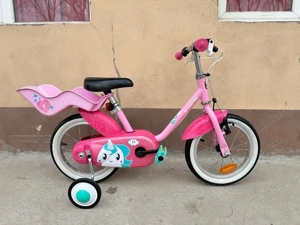 Bicicleta copii Btwin 14 Inch roti ajutatoare