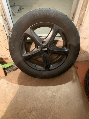 Jante CMS negre + anvelope vară 215/60 R16 99V – stare perfectă - imagine 3