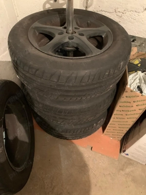 Jante CMS negre + anvelope vară 215/60 R16 99V – stare perfectă - imagine 7