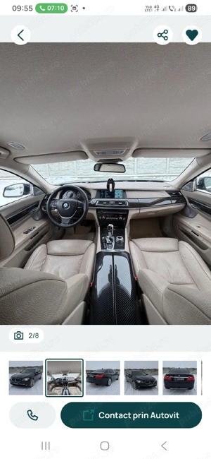 BMW 740 din 2013 - imagine 4