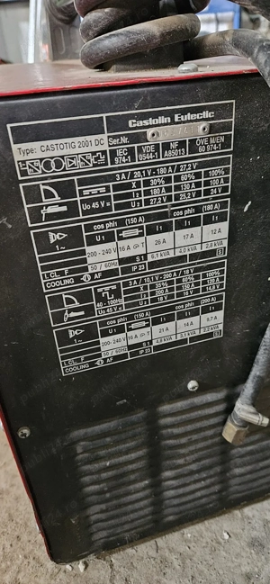 Aparat sudura TIG MMA Castolin Eutectic CASTOTIG 2001 DC - functional - imagine 2