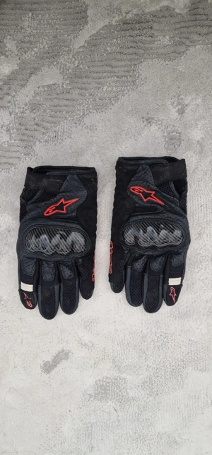 Manusi de piele vara Alpinestars SMX-1 AIR V2 - imagine 3