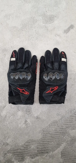 Manusi de piele vara Alpinestars SMX-1 AIR V2 - imagine 2