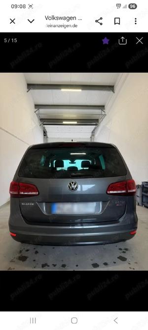 Vw sharan 4x4 , SCR  an 2018, 7 locuri, cutie automata dsg 7, BMT, model special SOUND, 2.0 TDI, 135 - imagine 2