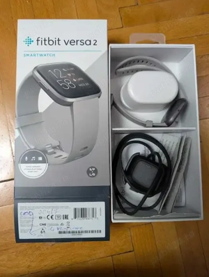 Smartwatch Fitbit Versa 2, NFC, WiFi, Bluetooth, Gri, Ca Nou Nepurtat