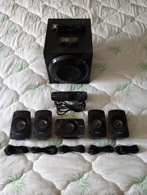 Sistem Audio 5.1 Surround Logitech Z906 Complet DTS 500W THX IMPECABIL