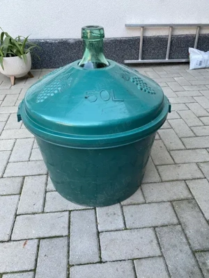 damigeana cu coș 50 litri