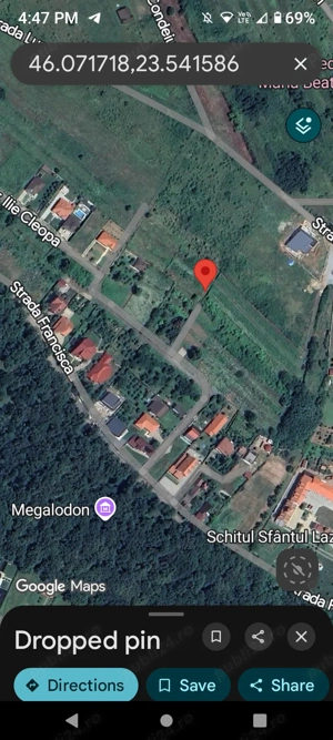 teren la Schit, Francesca