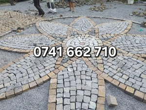 Vând piatră cubică andezit și montez 