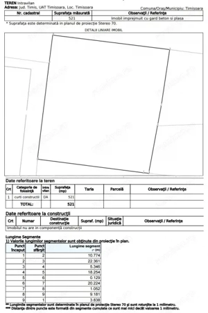 Comision 0% - Braytim - Teren intravilan - Su: 521mp - pt casa individuala - imagine 3