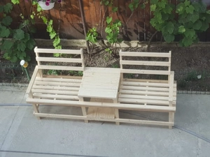 Banca lemn curte și gradina