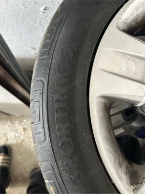 Jante Opel Zafira cauciucuri 205 55 166 Vredestein, stare f buna  - imagine 5