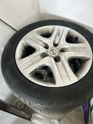 Jante Opel Zafira cauciucuri 205 55 166 Vredestein, stare f buna  - imagine 2