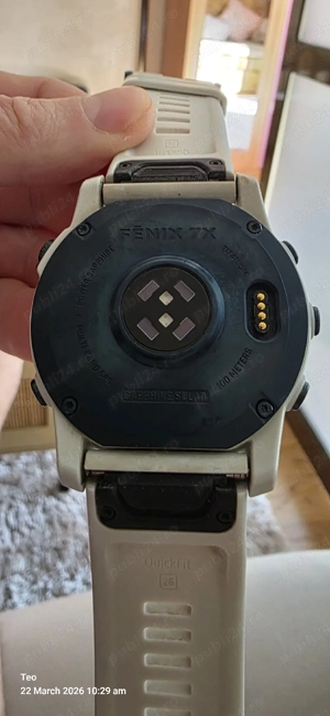 Vand Ceas Garmin Fenix 7X Sapphire  Solar Titanium Edition