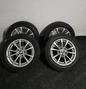 Set jante BMW originale 16 cu anvelope Continental M + S  205/60 R16 - imagine 4
