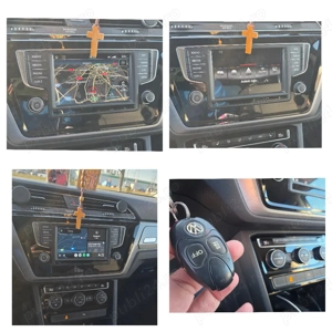 VW Touran 2016 cu 175.000km reali, 2.0 TDI 150CP Diesel, cutie automata, Webasto, camere - imagine 4