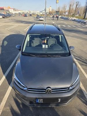 VW Touran 2016 cu 175.000km reali, 2.0 TDI 150CP Diesel, cutie automata, Webasto, camere - imagine 5