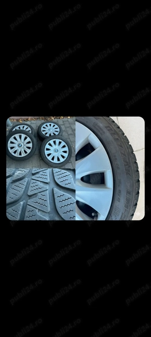 Set 4 Roți Tablă BMW 16" - Anvelope M+S 195/55 R16 (2016) - imagine 3