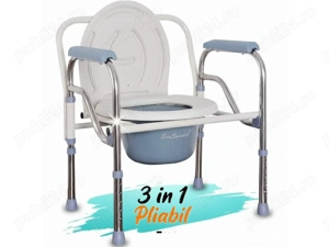 Toaletă portabilă, toaletă mobilă, reglabilă, nouă