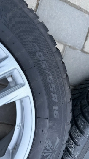 Jante 16 5x112 Audi A3 VW Golf Caddy Skoda Octavia anvelope 205 55 16 - imagine 2