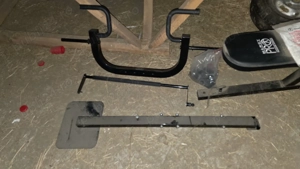 Aparat multifunctional si bara olimpica cu greutati - imagine 5