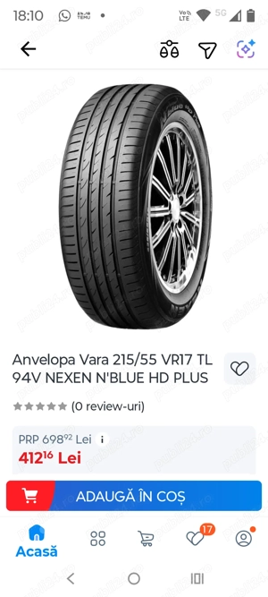 2 anvelope vara NEXEN-Dot 16/2023 dimensiune 215/60/17 - imagine 4