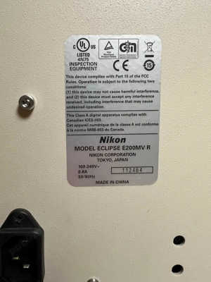 Microscop Nikon Eclipse E200 Trinocular - imagine 4