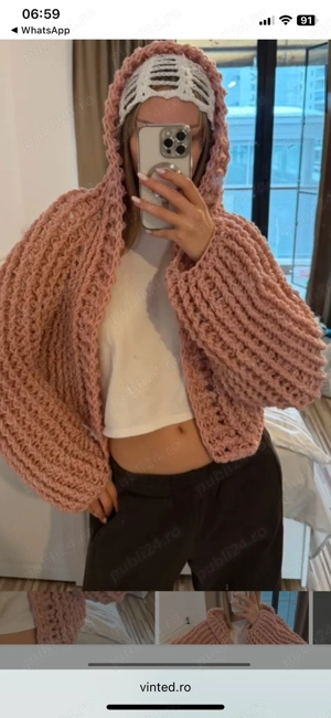 Hanorac tineresc scurt - imagine 5