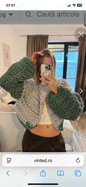 cardigan lana - imagine 3